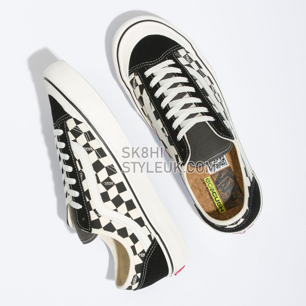 Vans Style 136 Decon VR3 SF Mens Womens - Checkerboard Black/Marshmallow VN0A4BX91KP Shoes