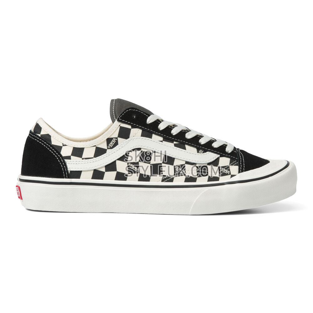 Vans Style 136 Decon VR3 SF Mens Womens - Checkerboard Black/Marshmallow VN0A4BX91KP Shoes