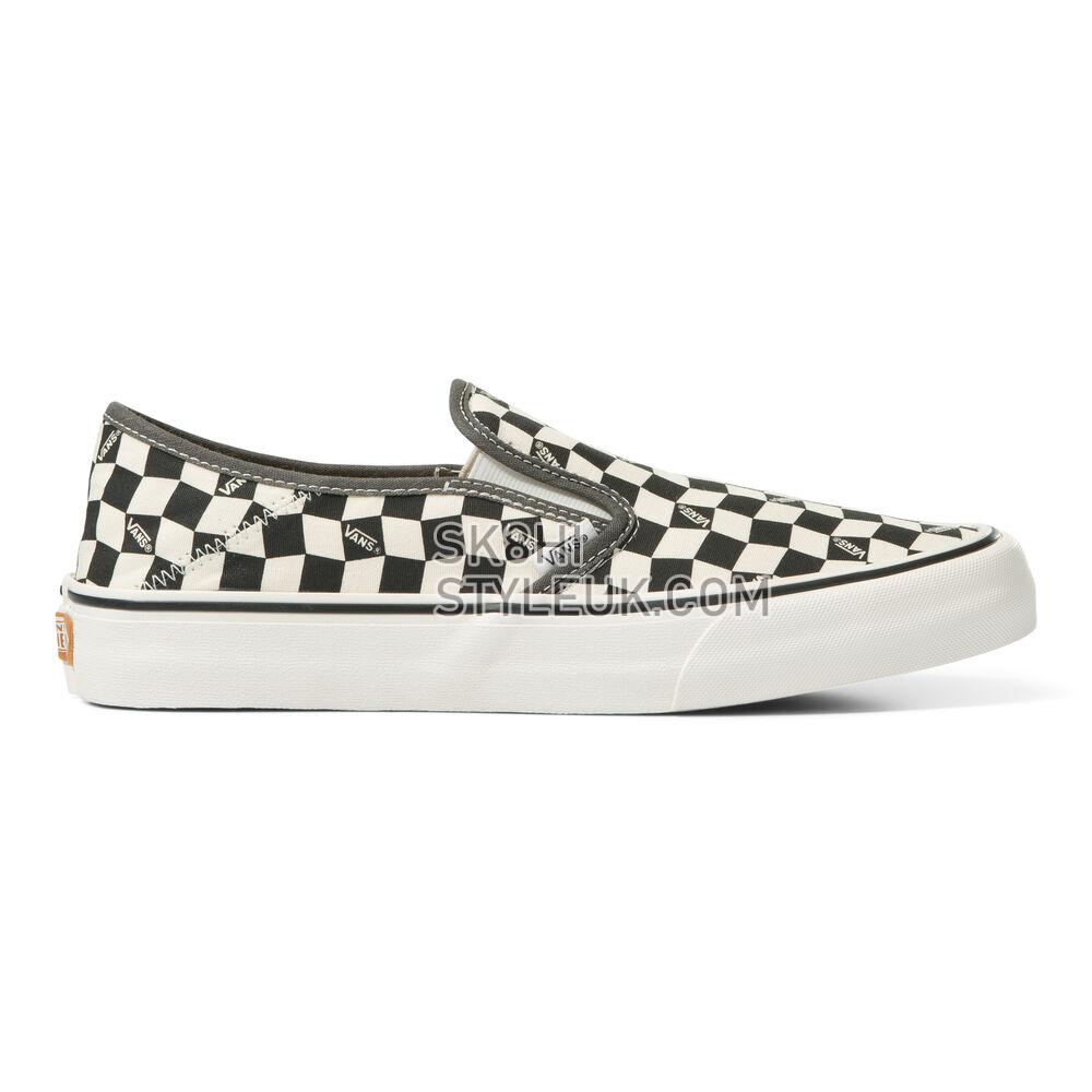 Vans Slip-On VR3 SF Mens Womens - Checkerboard Black/Marshmallow VN0A4BX81KP Shoes