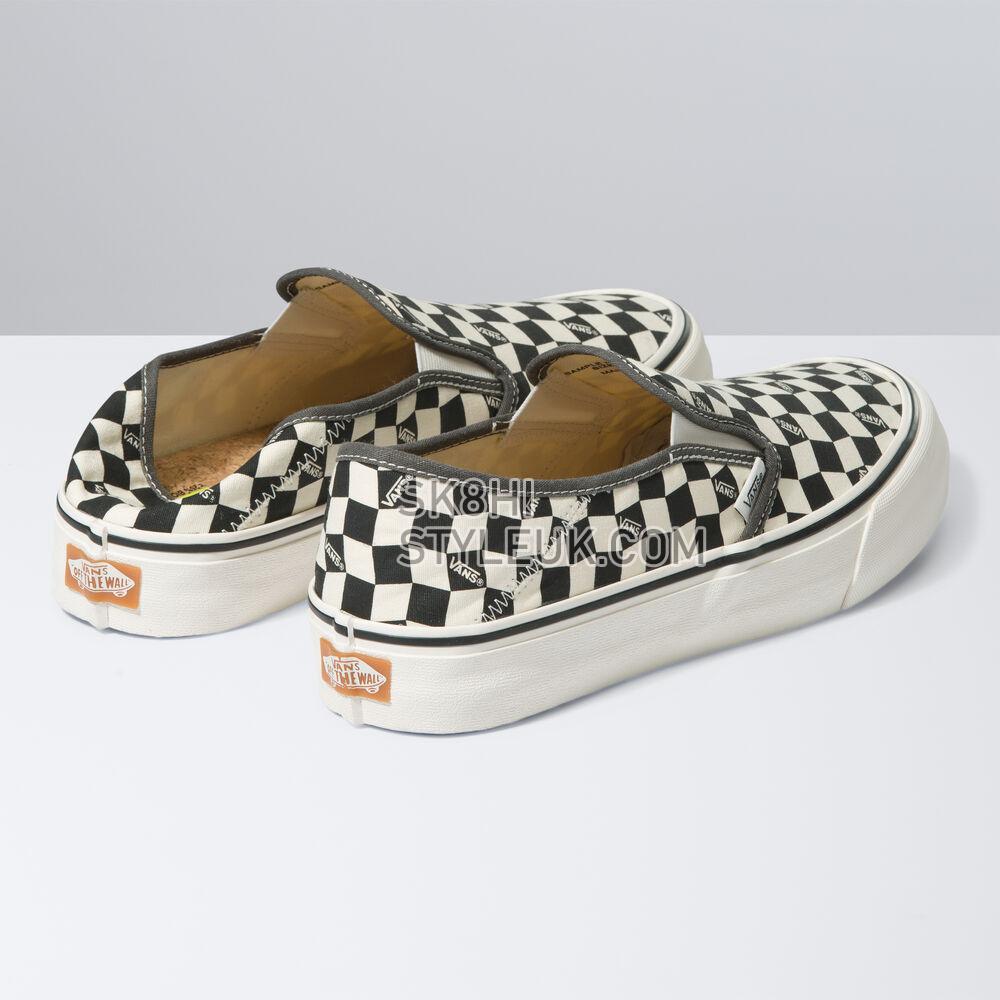 Vans Slip-On VR3 SF Mens Womens - Checkerboard Black/Marshmallow VN0A4BX81KP Shoes