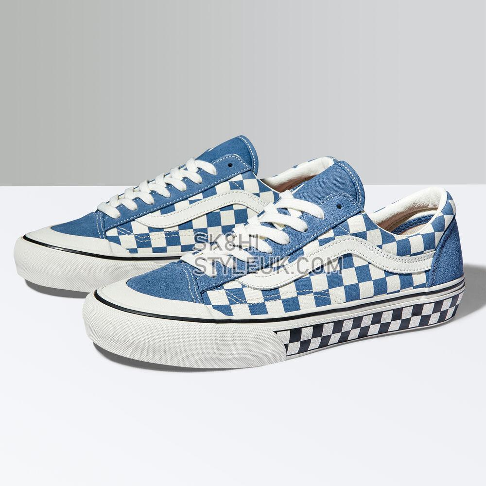 Vans Checkerboard Style 36 SF Mens Womens - (Checkerboard) Moonlight Blue/Marshmallow VN0A3ZCJBC0 Shoes