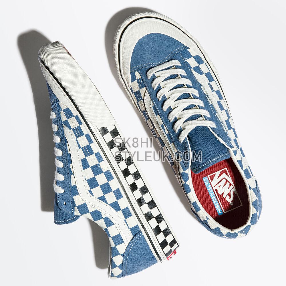 Vans Checkerboard Style 36 SF Mens Womens - (Checkerboard) Moonlight Blue/Marshmallow VN0A3ZCJBC0 Shoes