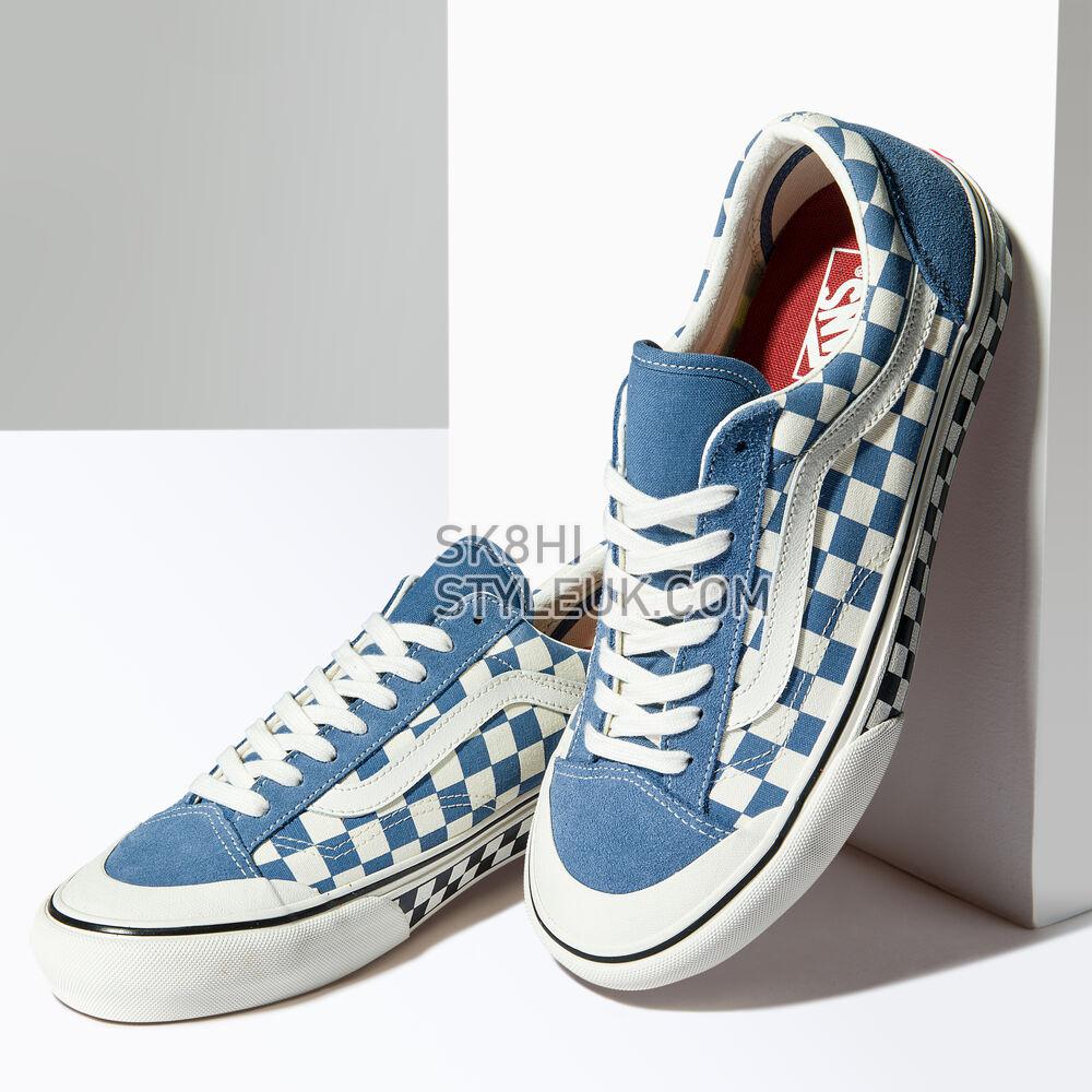 Vans Checkerboard Style 36 SF Mens Womens - (Checkerboard) Moonlight Blue/Marshmallow VN0A3ZCJBC0 Shoes