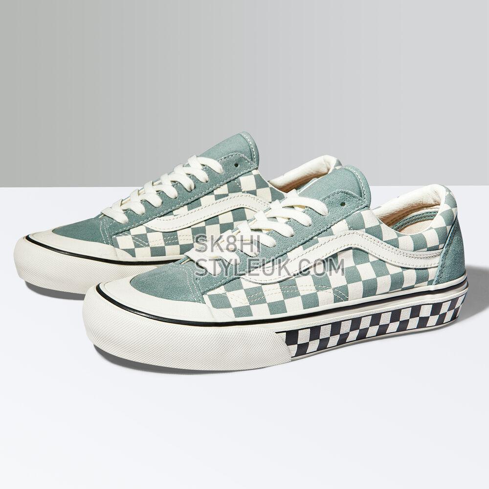 Vans Checkerboard Style 36 SF Mens Womens - (Checkerboard) Green Milieu/Marshmallow VN0A3ZCJB8O Shoes