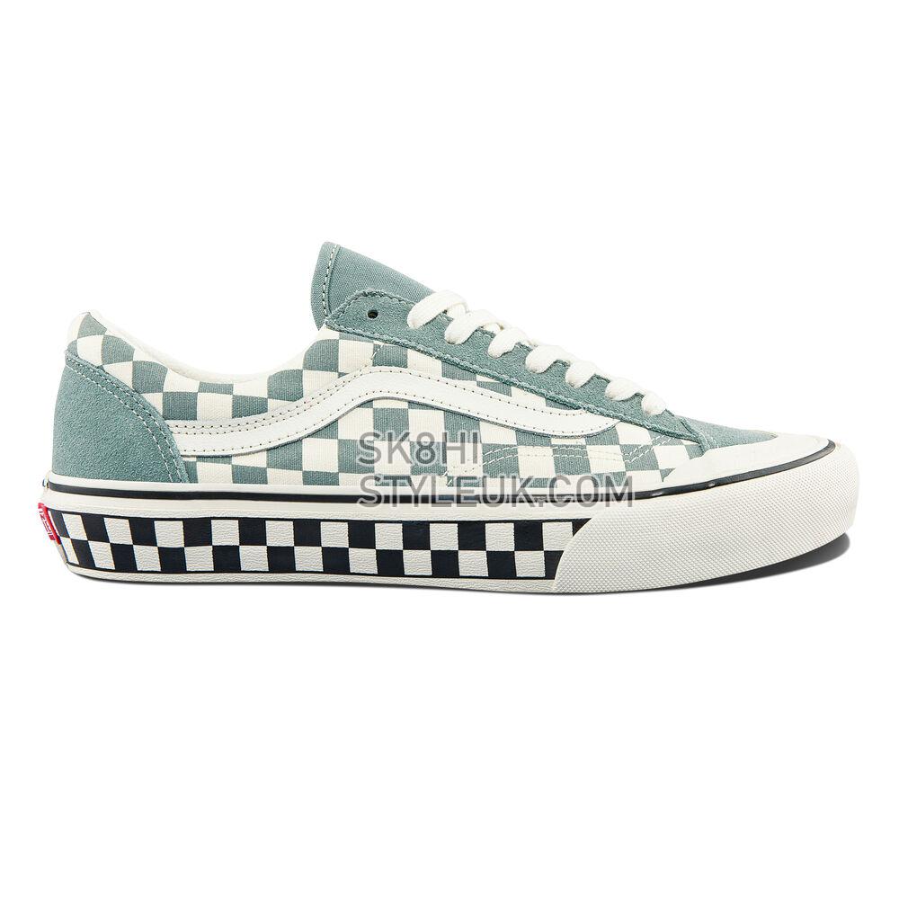 Vans Checkerboard Style 36 SF Mens Womens - (Checkerboard) Green Milieu/Marshmallow VN0A3ZCJB8O Shoes