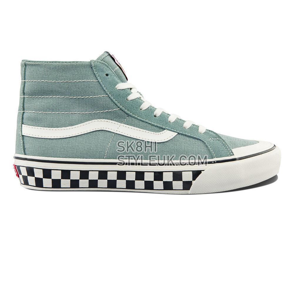 Vans Salt Wash Sk8-Hi 138 Decon SF Mens Womens - Salt Wash Green Milieu/Marshmallow VN0A4BX2B6U Shoes