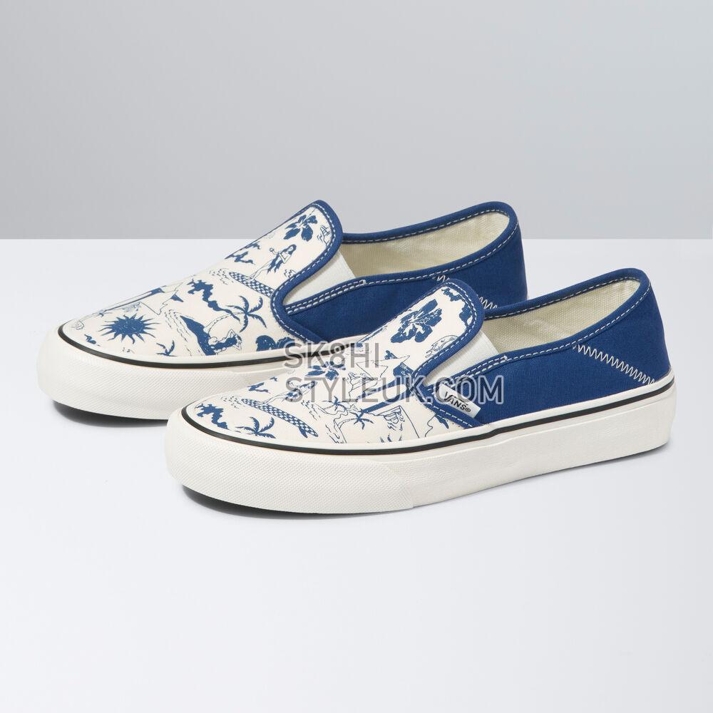 Vans Island Dream Slip-On SF Mens Womens - (Island Dream) True Navy/Marshmallow VN0A5HYQAXV Shoes