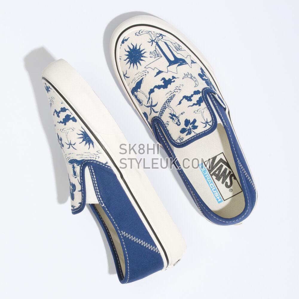 Vans Island Dream Slip-On SF Mens Womens - (Island Dream) True Navy/Marshmallow VN0A5HYQAXV Shoes