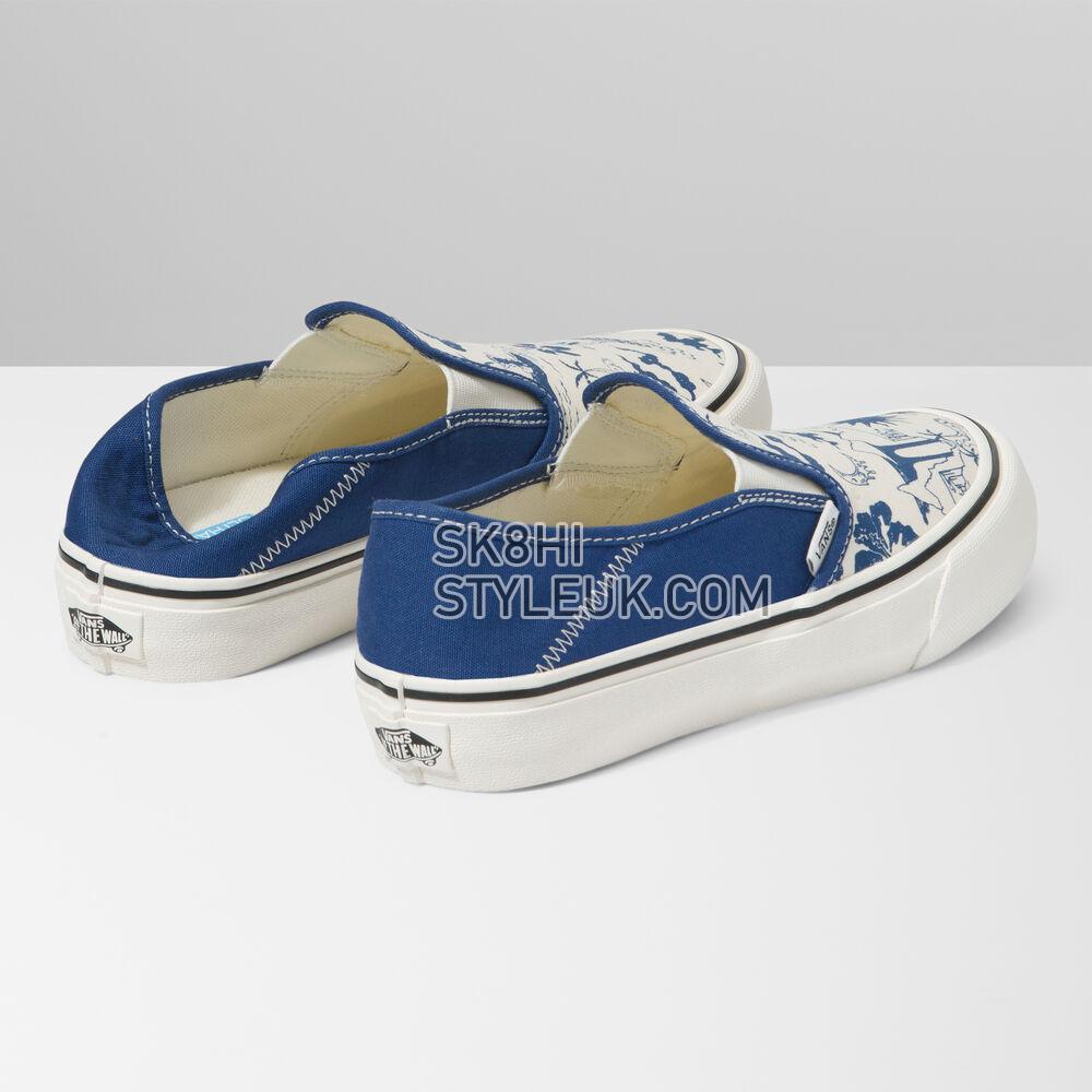 Vans Island Dream Slip-On SF Mens Womens - (Island Dream) True Navy/Marshmallow VN0A5HYQAXV Shoes