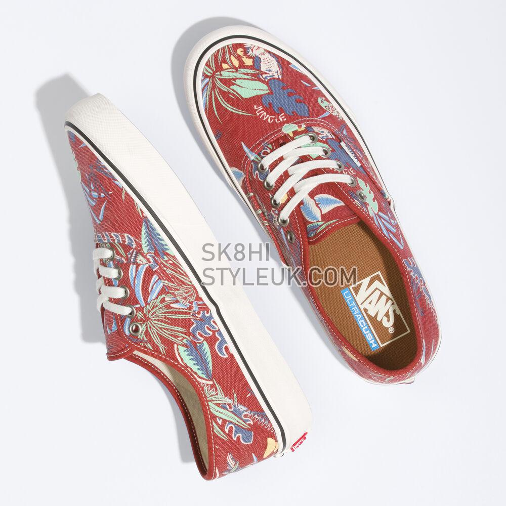 Vans Hawaiian Jungle Authentic SF Mens Womens - (Hawaiian Jungle) Chili Oil/Marshmallow VN0A5HYPAMX Shoes