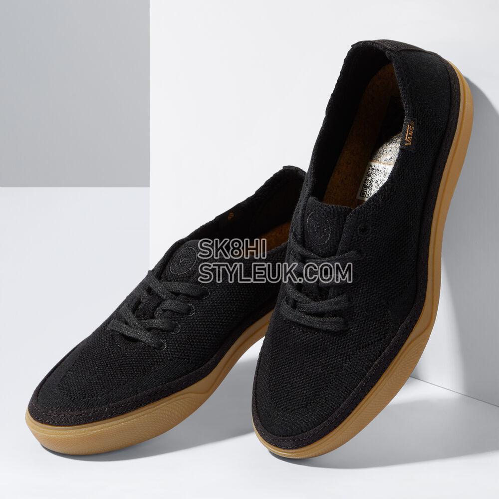 Vans Circle Vee Mens Womens - Black/Gum VN0A4BWLB9M Shoes