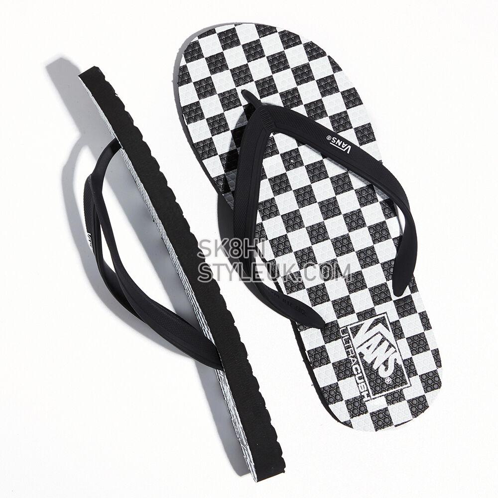 Vans Makena Sandals Mens Womens - (Checkerboard) Black/True White VN0A3MTL5GU Shoes