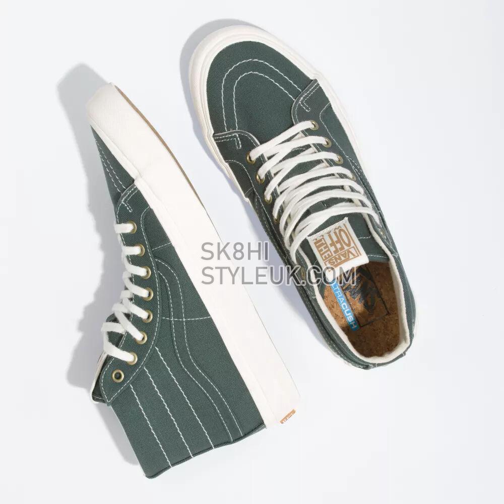 Vans Eco Theory Sk8-Hi 38 Decon SF Mens Womens - (Eco Theory) Jungle Green/Marshmallow VN0A4UWNA5K Shoes