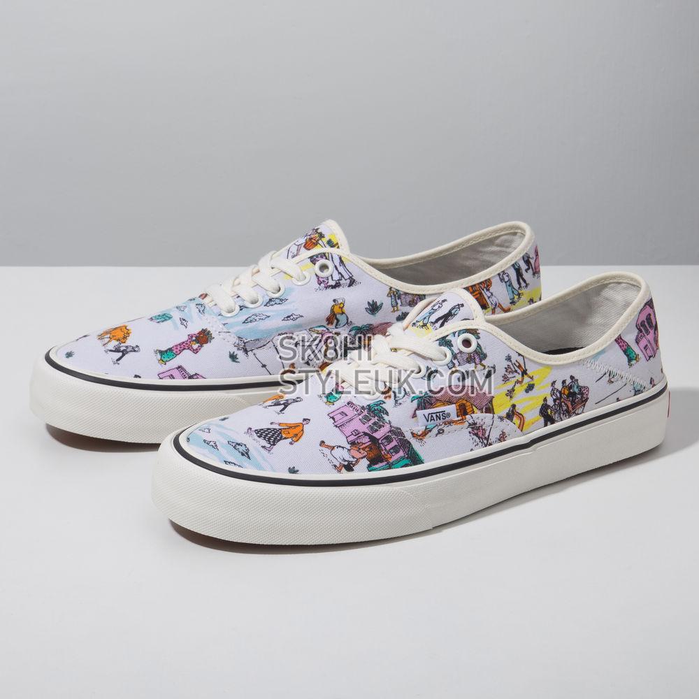 Vans Kide x Vans Authentic SF Mens Womens - Classic White/Marshmallow VN0A3MU6WOK Shoes