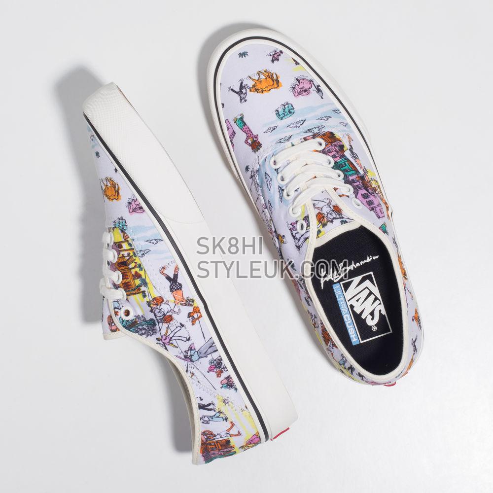 Vans Kide x Vans Authentic SF Mens Womens - Classic White/Marshmallow VN0A3MU6WOK Shoes