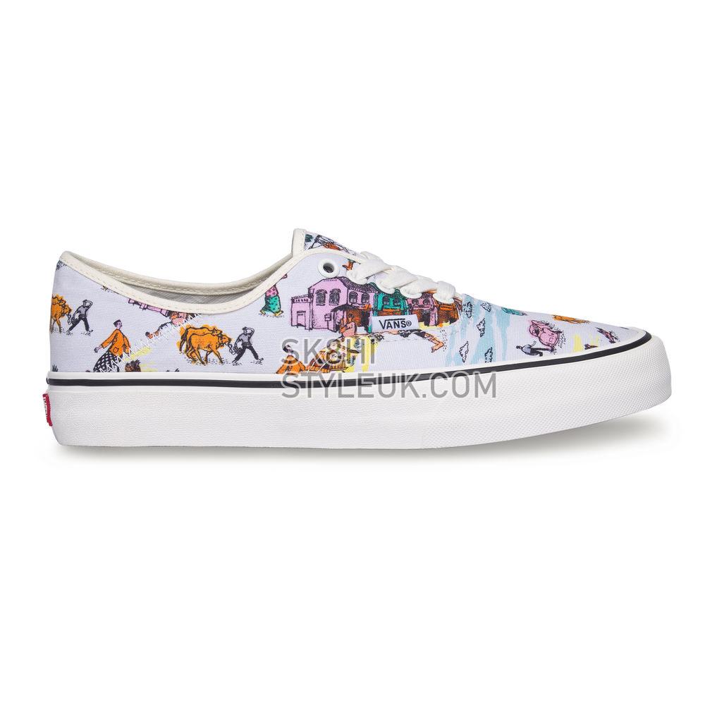 Vans Kide x Vans Authentic SF Mens Womens - Classic White/Marshmallow VN0A3MU6WOK Shoes