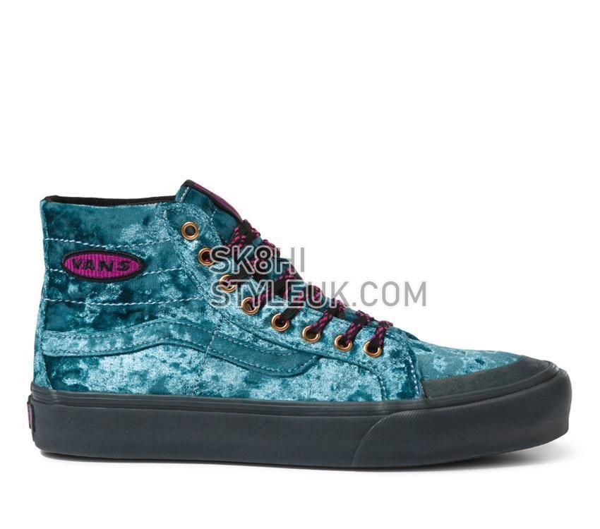 Vans X Curren X Knost Sk8-Hi 138 Decon Vr3 Sf Mens Womens - Alex Knost/Lee-Ann Curren Deep Teal VN0A4BX760Q Shoes