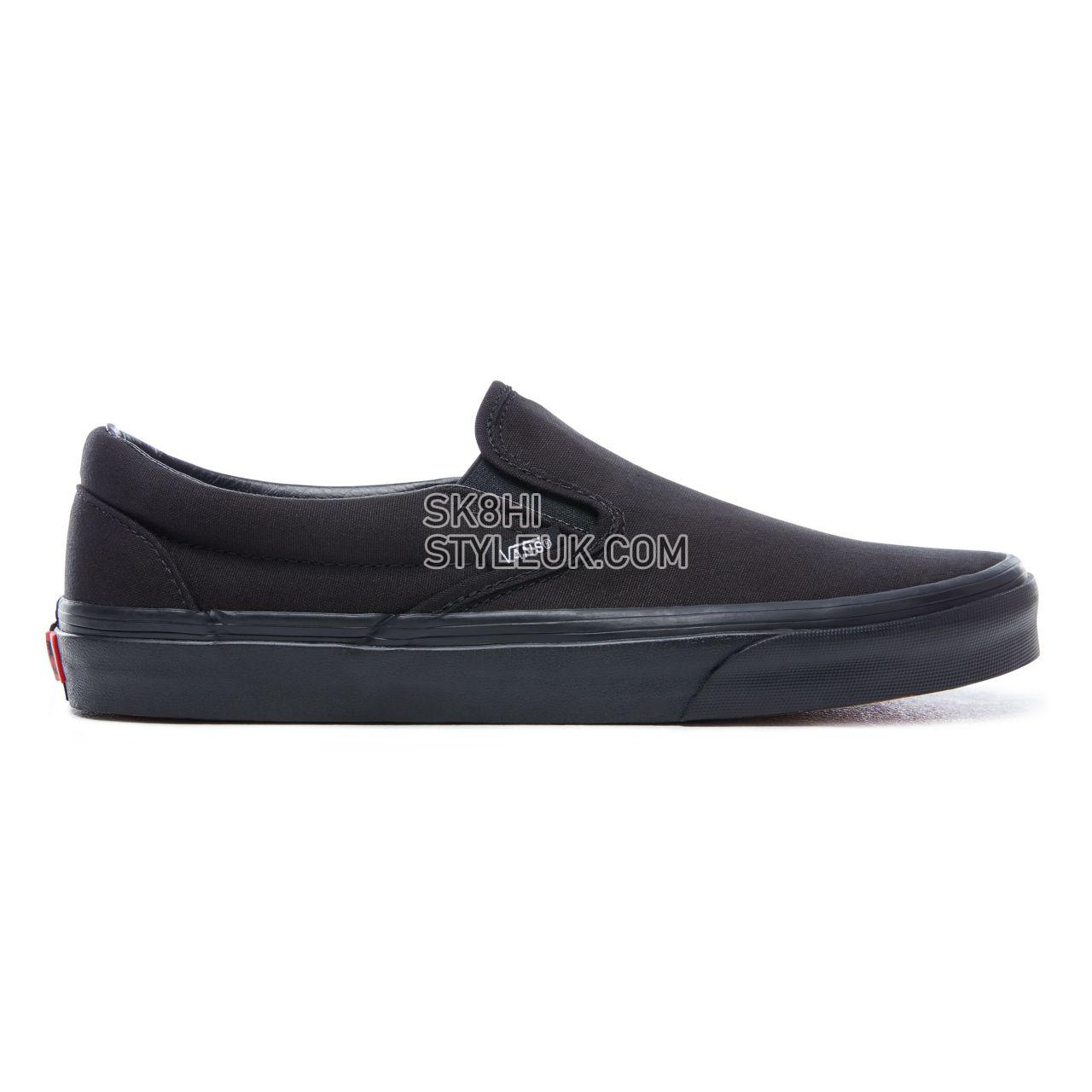 Vans Classic Slip-On Classic Mens Womens - Black VN000EYEBKA Shoes