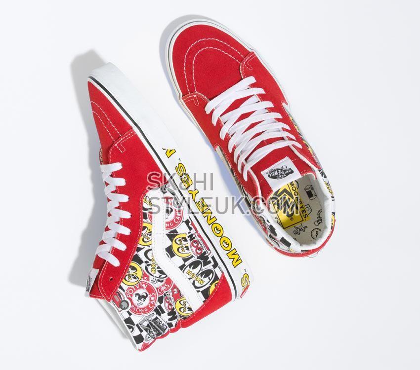 Vans Sk8-Hi Mooneyes Mens Womens - Mooneyes Formula One/Multi VN0A5JMJFON Shoes