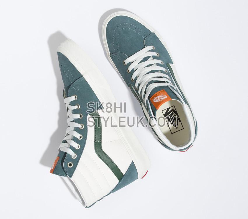 Vans Sk8-Hi Mens Womens - Varsity Canvas Blue/Green VN0A5JMJBLG Shoes