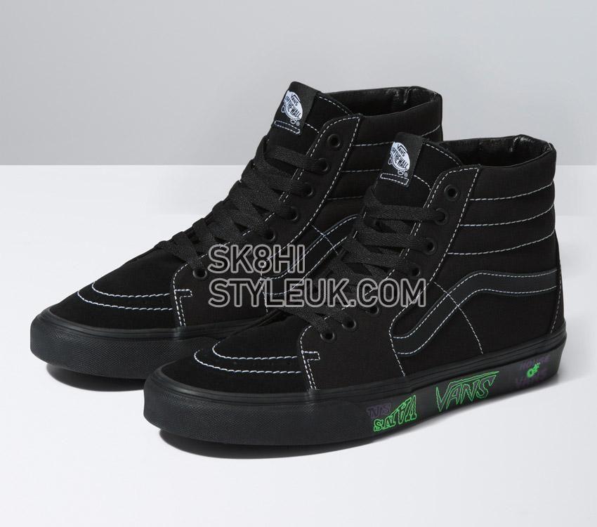 Vans Sk8-Hi Live At Hov Mens Womens - Live At Hov Blackout VN0A7Q5N1OJ Shoes