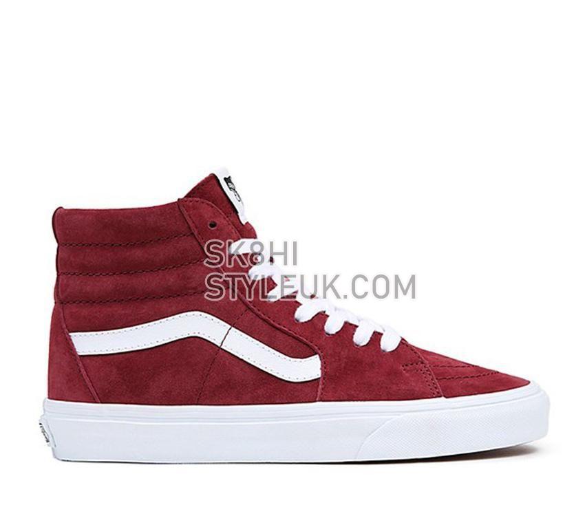 Vans Sk8-Hi Pig Suede Mens Womens - Pig Suede Tawny Port VN0A7Q5NTWP Shoes