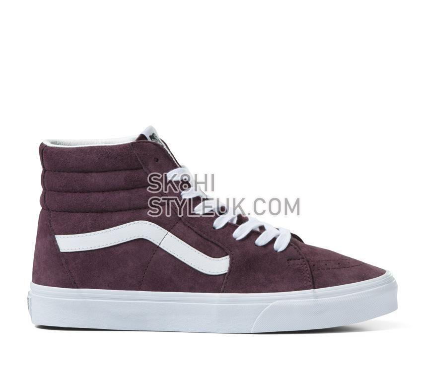 Vans Sk8-Hi Pig Suede Mens Womens - Pig Suede Wine Tasting VN0A5JMJBEF Shoes