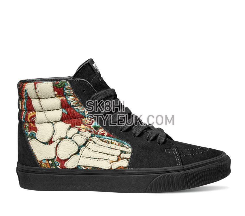 Vans Sk8-Hi Hazy Bones Mens Womens - Hazy Bones Black/White VN0A5JMJBZW Shoes