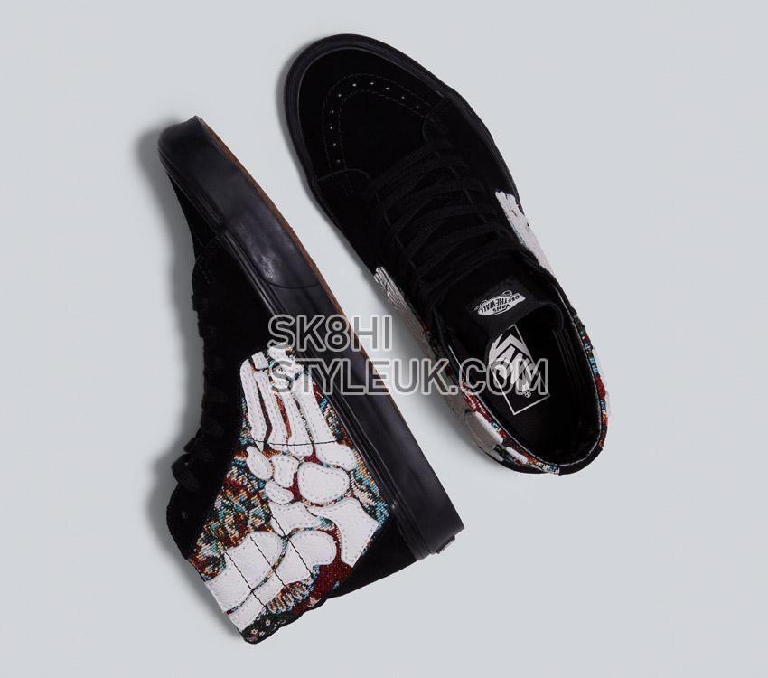 Vans Sk8-Hi Hazy Bones Mens Womens - Hazy Bones Black/White VN0A5JMJBZW Shoes