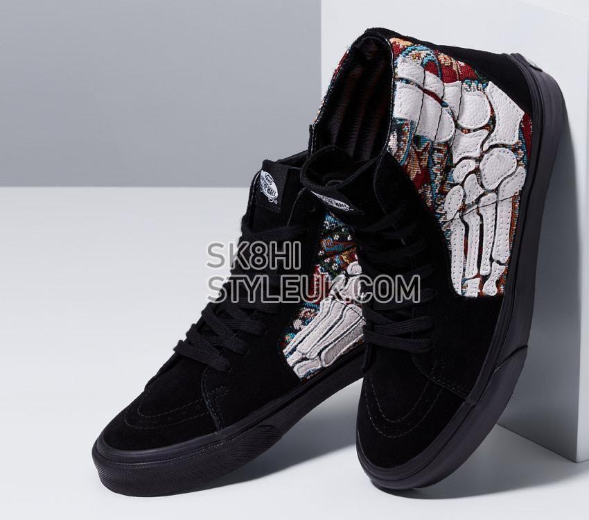 Vans Sk8-Hi Hazy Bones Mens Womens - Hazy Bones Black/White VN0A5JMJBZW Shoes