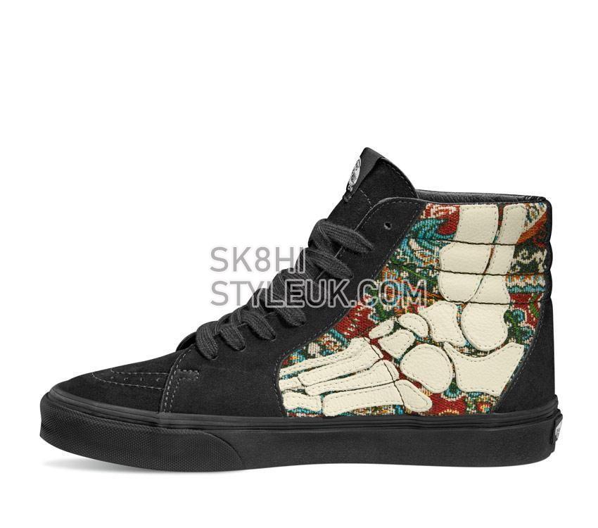 Vans Sk8-Hi Hazy Bones Mens Womens - Hazy Bones Black/White VN0A5JMJBZW Shoes