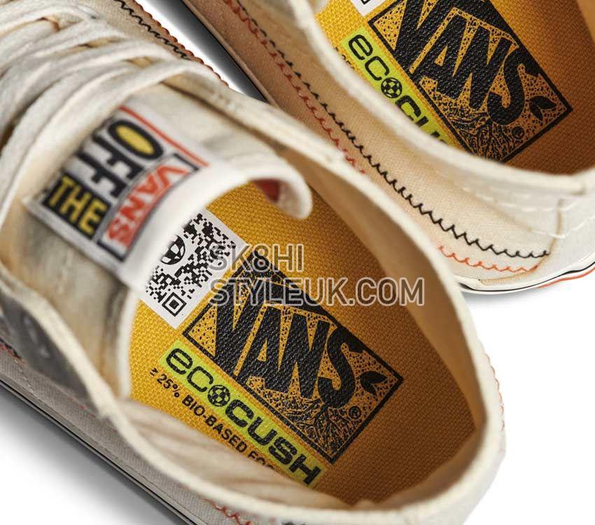 Vans x Juju Sc Sk8-Hi 38 Decon Vr3 Sf Mens Womens - Juju Surf Club Marshmallow/Multi VN0A4BX6YQ1 Shoes