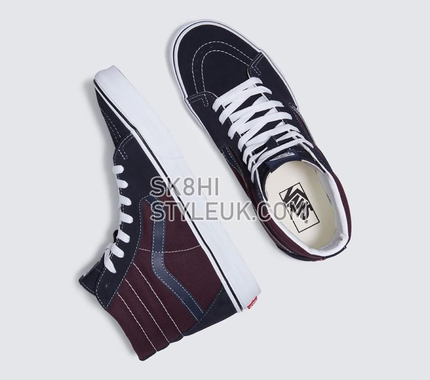 Vans Sk8-Hi Mens Womens - 2-Tone Navy/Port VN0A5JMJHAF Shoes