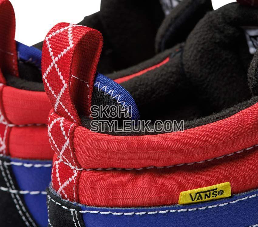 Vans Sk8-Hi Mte-2 Mens Womens - Retro Block Blue/Red/Black VN0A5HZZBRA Shoes