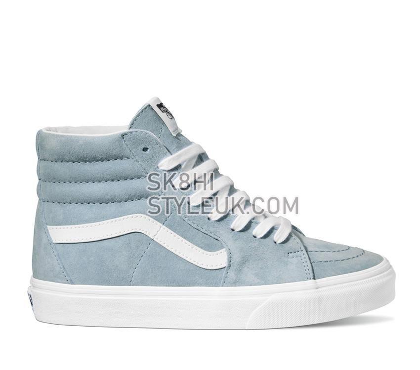 Vans Sk8-Hi Pig Suede Mens Womens - Pig Suede Ashley Blue VN0A7Q5NBD2 Shoes