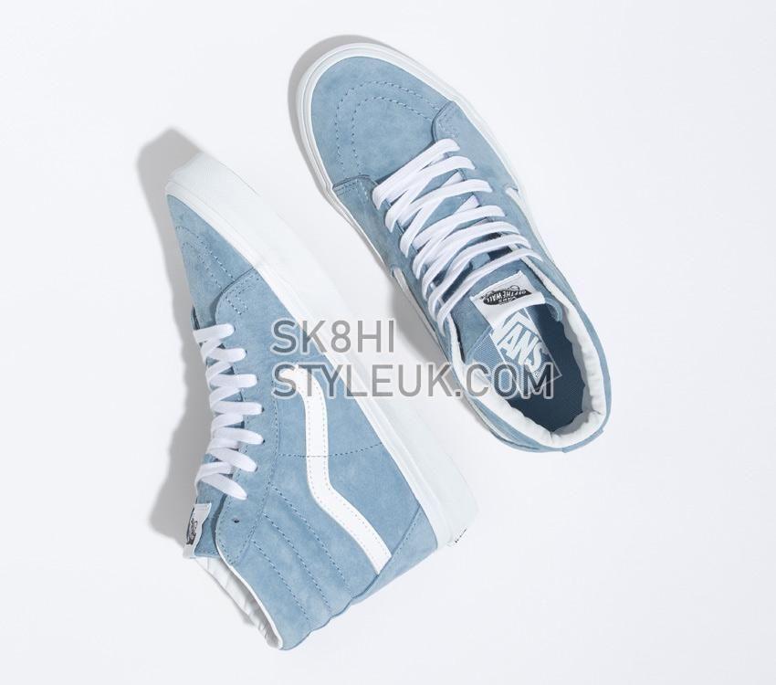 Vans Sk8-Hi Pig Suede Mens Womens - Pig Suede Ashley Blue VN0A7Q5NBD2 Shoes