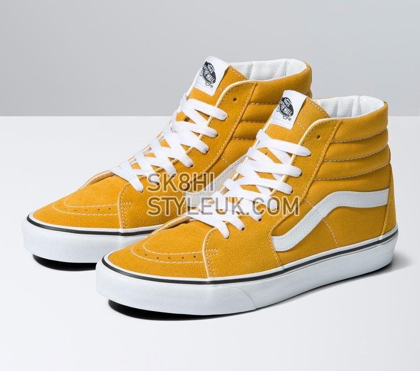 Vans Sk8-Hi Mens Womens - Color Theory Golden Yellow VN0A7Q5NF3X Shoes