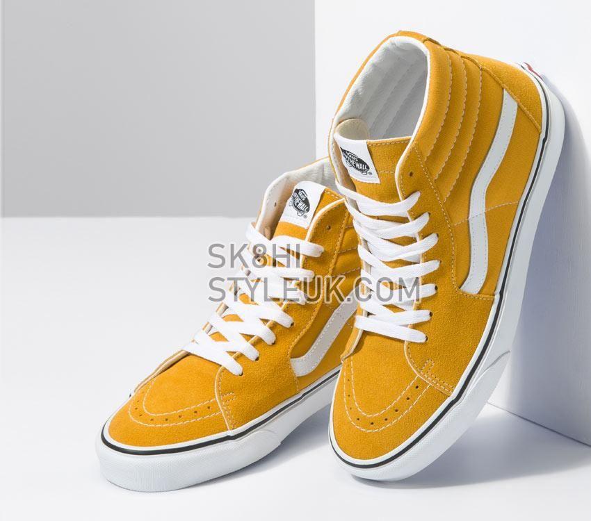 Vans Sk8-Hi Mens Womens - Color Theory Golden Yellow VN0A7Q5NF3X Shoes