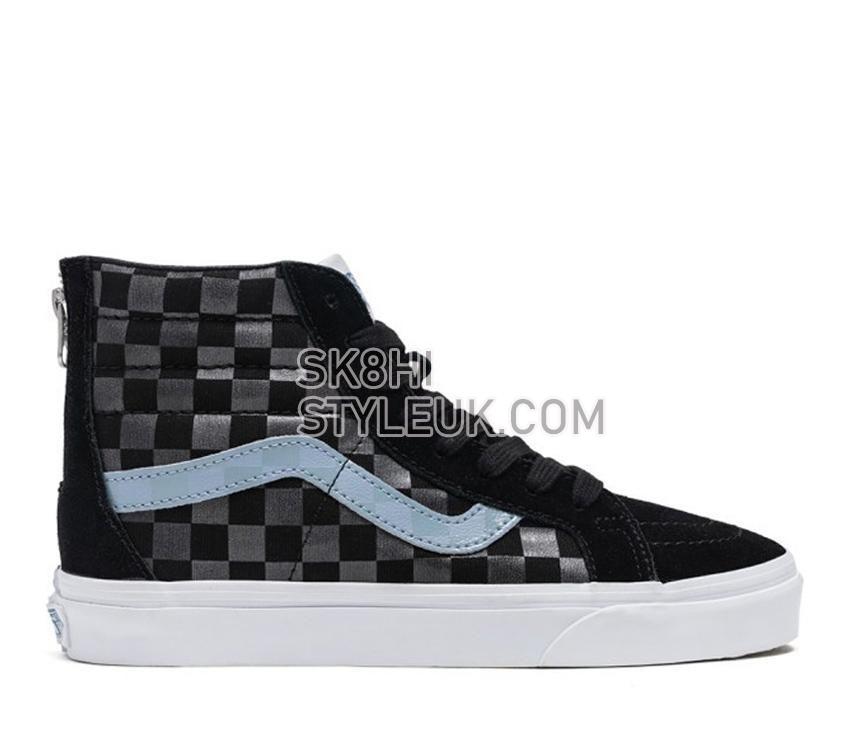 Vans Sk8-Hi Reissue Zip Mens Womens - Tonal Check Black Check VN0A5KRCADD Shoes