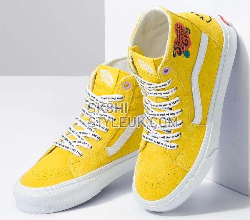 Vans Sk8-Hi Tapered Radically Happy Mens Womens - Radically Happy Yellow VN0A5KRUYLW Shoes