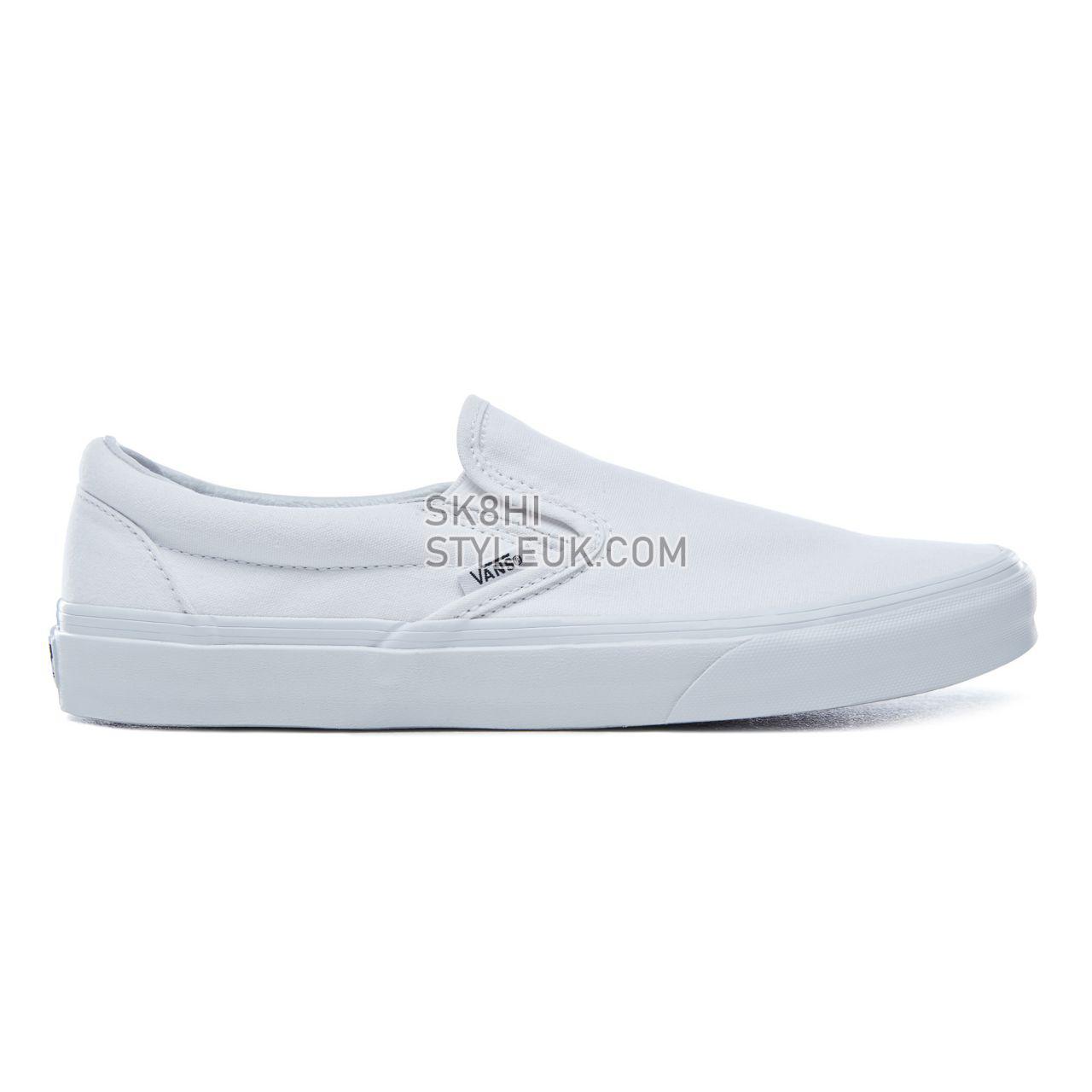 Vans Classic Slip-On Classic Mens Womens - True White VEYEW00 Shoes