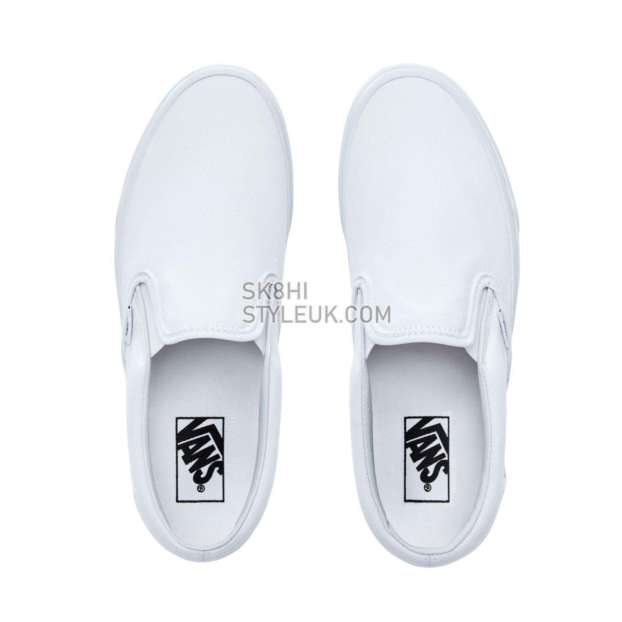 Vans Classic Slip-On Classic Mens Womens - True White VEYEW00 Shoes