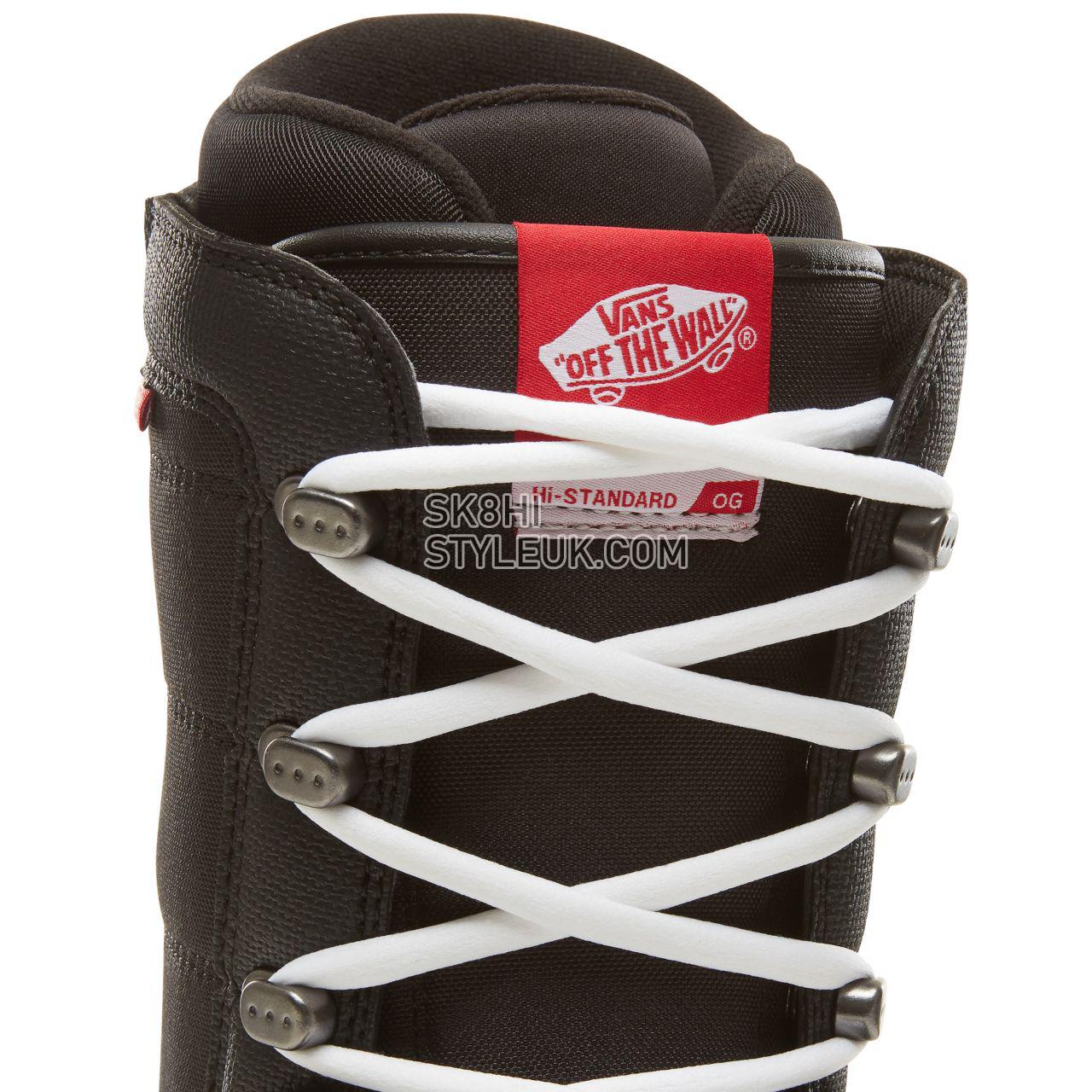 Vans Hi-Standard OG Snowboots Mens Womens - Black/White VA3TFJY28 Shoes