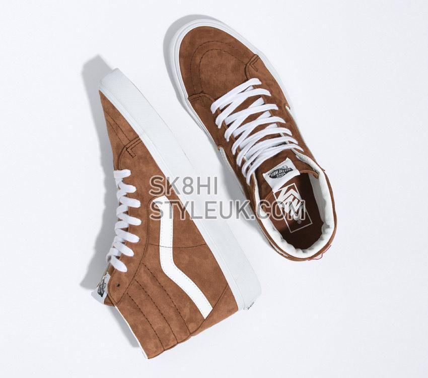 Vans Sk8-Hi Pig Suede Mens Womens - Pig Suede Tortoise Shell VN0A7Q5N1RE Shoes