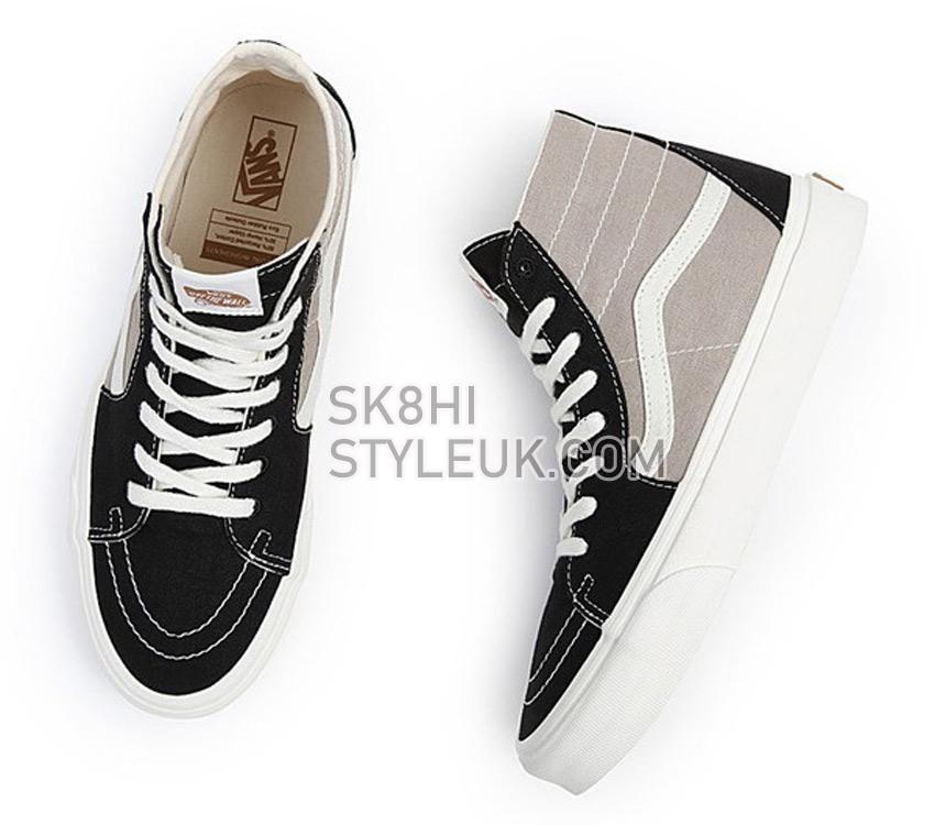 Vans Sk8-Hi Tapered Eco Theory Mens Womens - Eco Theory Multi Block Black VN0A5KRUBLK Shoes