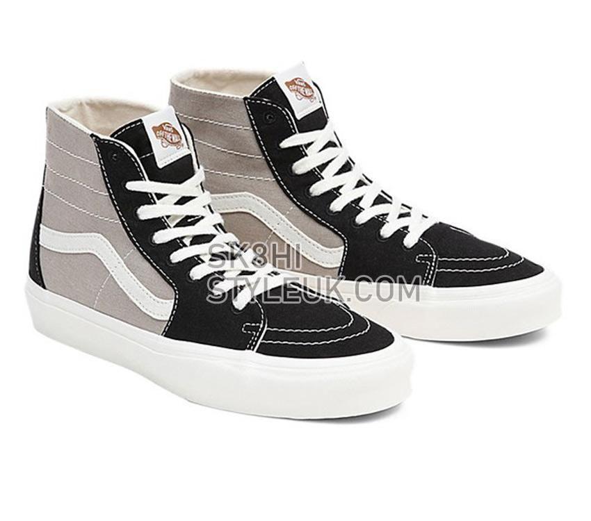 Vans Sk8-Hi Tapered Eco Theory Mens Womens - Eco Theory Multi Block Black VN0A5KRUBLK Shoes