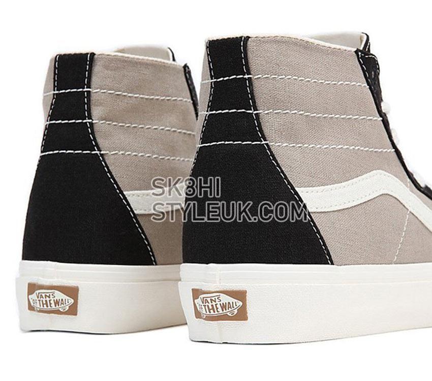 Vans Sk8-Hi Tapered Eco Theory Mens Womens - Eco Theory Multi Block Black VN0A5KRUBLK Shoes