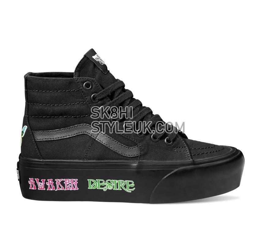 Vans Sk8-Hi Tapered Stackform Mens Womens - Morph Blackout VN0A7Q5P1OJ Shoes