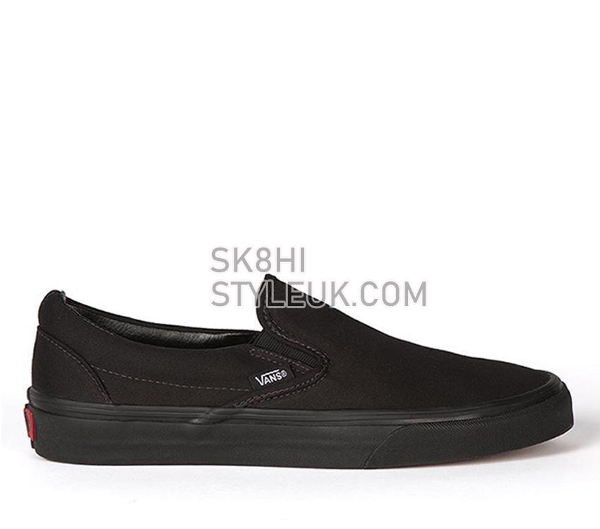 Vans Classic Slip-On Mens Womens - Black/Black VN-0EYEBKA Shoes