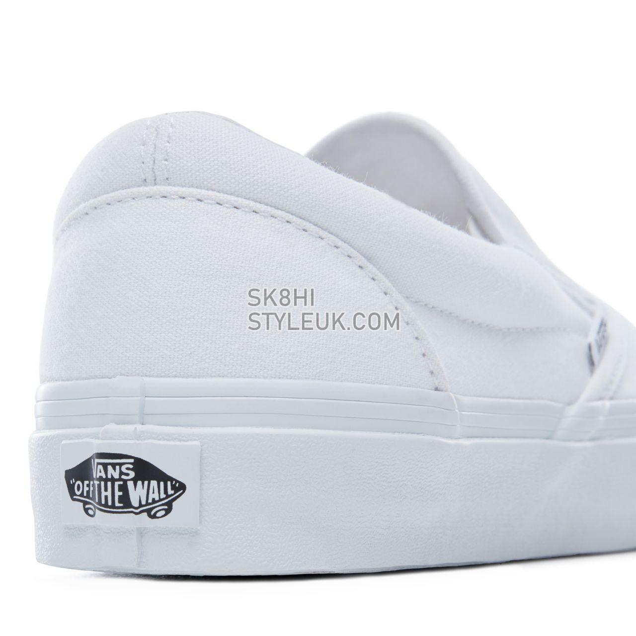 Vans Classic Slip-On Classic Mens Womens - True White VEYEW00 Shoes